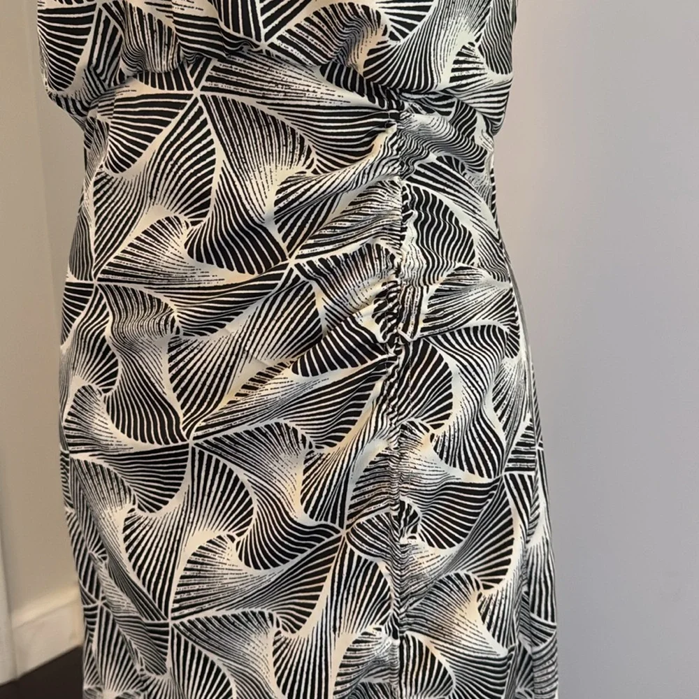 Urban Outfitters Ruched Satin Slip Midi Dress - Size Medium - Picture 4 of 10